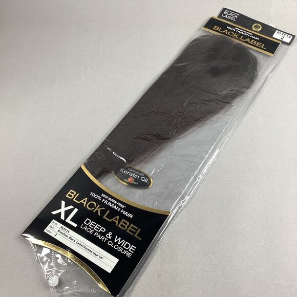 Outre Other - 14” Straight #2 Darkest Brown XL Lace Closure Unprocessed Human Hair